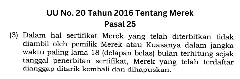 lama berlaku sertifikat merek